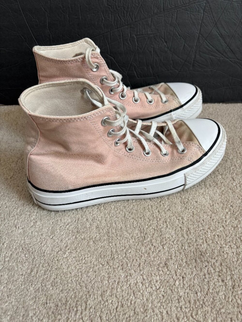 Converse Chuck Taylor All Stars Lift Platform Hi Sneakers Women's Size 8.5 Pink